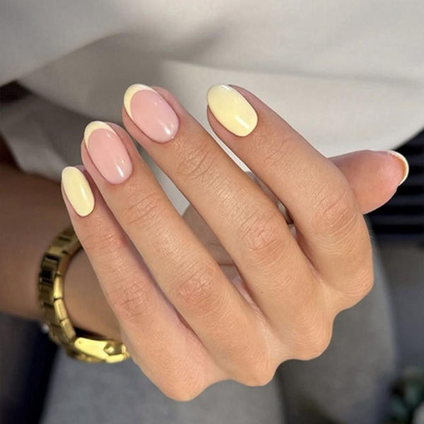 Butter Yellow French Tip
